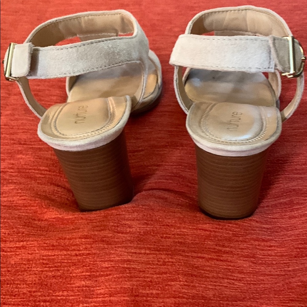 Nurture by Lamaze Cream Heels with Medium Heel and Slingback Design - Picture 3 of 6